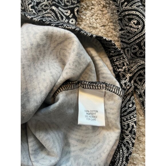 2 pc Lot Croft & Barrow Long Sleeve Shirts Womens Sz 1X Paisley Abstract Pattern - Picture 16 of 16